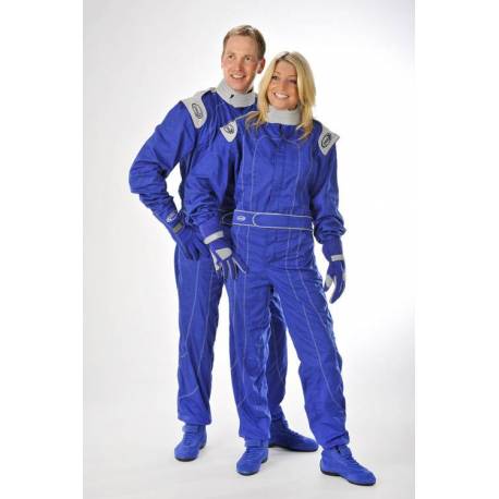 Combinaison Karting bleu uni taille 134 140 cm EVEA SOLUTIONS