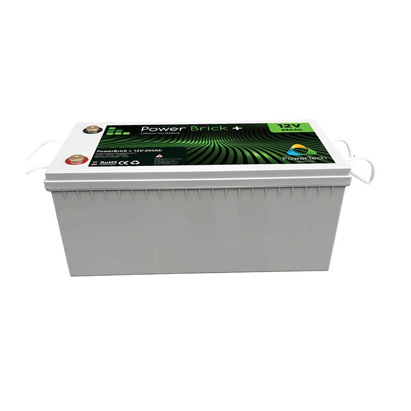 12V – 250Ah Lithium battery – PowerBrick+