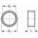 Steel shaft ring 01 mm D25/19