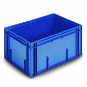 Stacking container 60 liters plastic blue